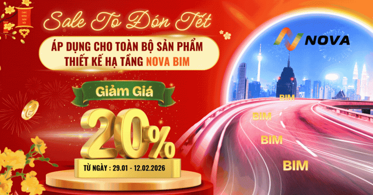 Nova BIM giảm giá 20%